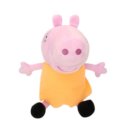 Toy Factory Peppa Pig Mummy Pig Plush Stuffed Animal Toy 2023 Embroidered Eyes - Picture 1 of 7